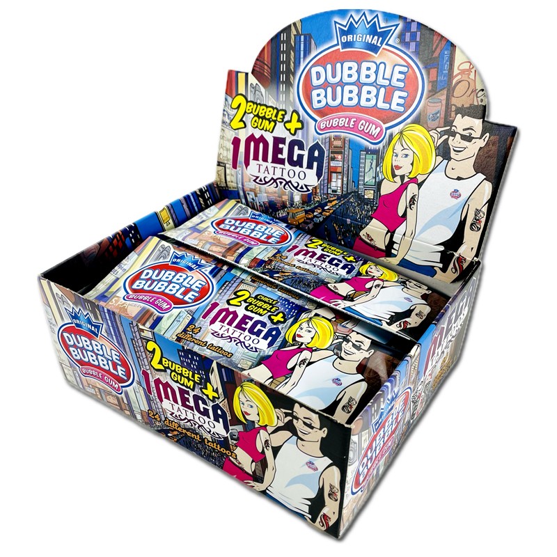 Dubble Bubble Bubble Gum Megatattoo