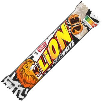 川辺　Nestlé Lion Black White 5本入り Lion Black & White online bestellen bij CandyXL.com