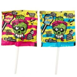 Sour Madness Schedelvormige Lollies
