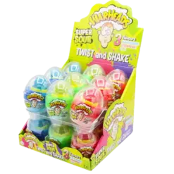 Warheads Twist & Shake Eggo 18 stuks