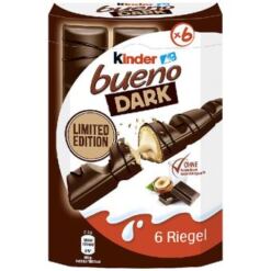 Kinder Bueno Dark chocolade 6 stuks