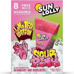 Sunlolly Sour Pink Cranberry & bosbessen