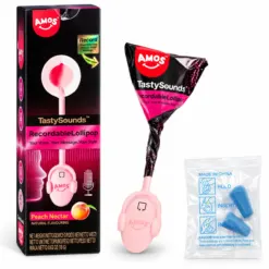 TastySounds Audio Lollipop Peach 15 gram