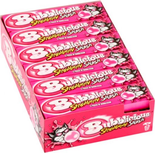 Bubblicious Strawberry Splash doos