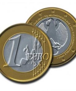 Chocolade Euro munt XXL