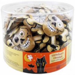 Chocolade doodshoofd halloween 45 st