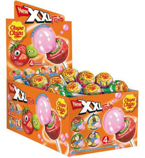 Chupa Chups XXL fruit en cola lollies