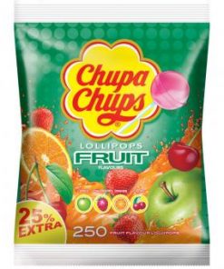 Chupa Chups fruit lolly's 250 stuks