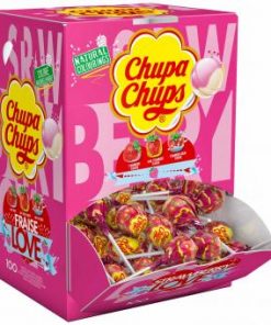 Chupa Strawberry Love 150 stuks
