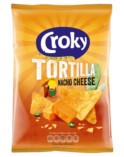 Croky tortilla nacho cheese 40 gr