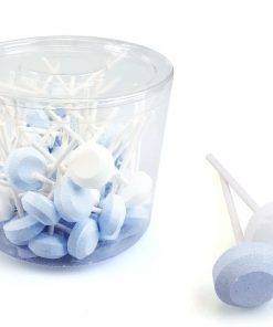 Dextrose Lollies blauw wit