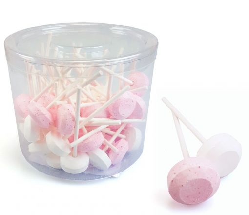 Dextrose Lollies roze wit