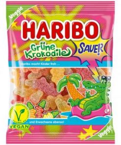 Haribo Krokodillen Zuur Veggie 175 gram