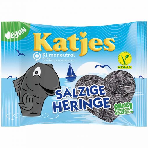 Katjes zoute haringen drop Veggie