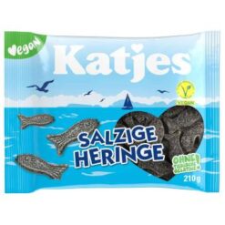 Katjes zoute haringen drop Veggie