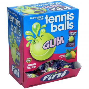 Kauwgomballen Fini tennisballen