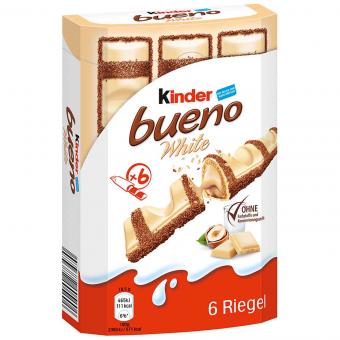 Kinder Bueno Wit chocolade 6 stuks