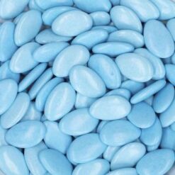 Lichtblauwe chocolade dragees 350 gram
