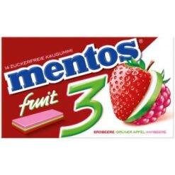 Mentos Fruity Fresh 3 Aardbei kauwgom
