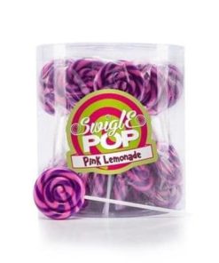 Mini Spiraal lolly Pink Lemonade 12 gr