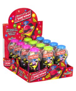 Mini kauwgomballen automaat 12 stuks