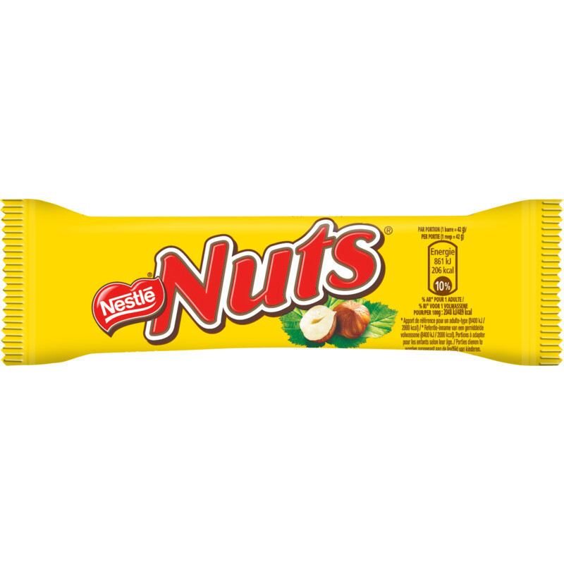 fluweel Samuel Respect Nestle Nuts chocolade reep online kopen bij candyXL