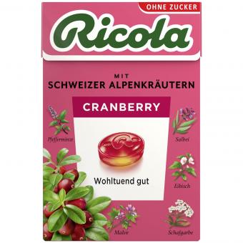 Ricola Alpen Cranberry
