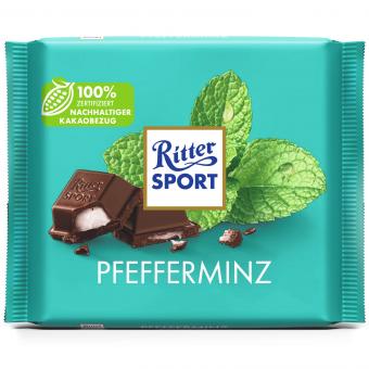 Ritter Sport chocolade Pepermunt 100 gram