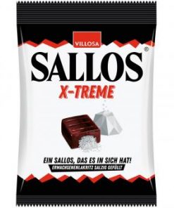 Sallos X-Treme drop met salmiak 150 gram