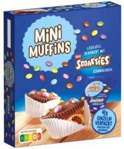 Smarties Mini Muffins