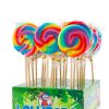 Spiraal lolly regenboog 50 gram