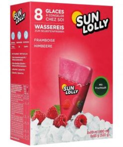 Sunlolly waterijs framboos 8 stuks