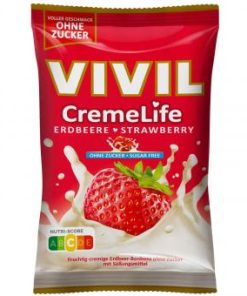 Vivil CremeLife Aardbei suikervrij snoep