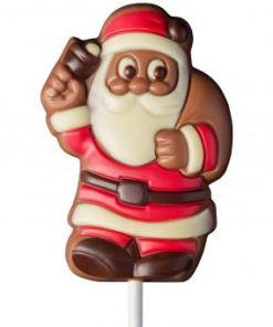 Chocolade lolly kerstman
