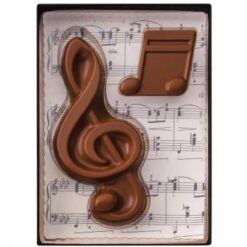 Geschenkverpakking chocolade muzieknoot