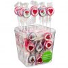 Gekleurde Rocks lollies Love mix 100 stuks