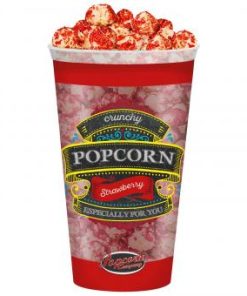 Knapperige Popcorn Aardbei