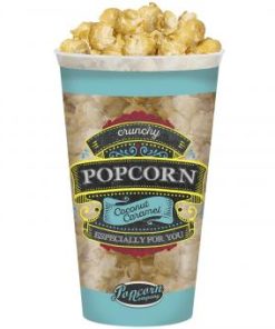 Knapperige Popcorn Kokos caramel