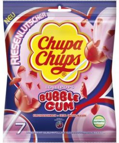 Chupa Chups lolly's Bubble Gum cherry
