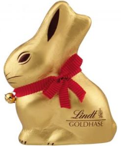 Lindt chocolade paashaas Goud