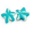 Sugared Blue Twist Stars Halal snoep 1 kg