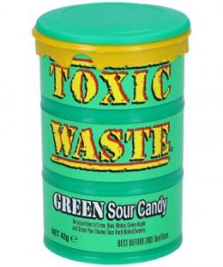 Toxic Waste Green Sour Candy 12 stuks