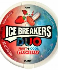 Ice Breakers Duo Fruit + Cool Strawberry suikervrij