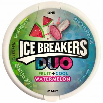 Ice Breakers Duo Fruit + Cool Watermeloen suikervrij