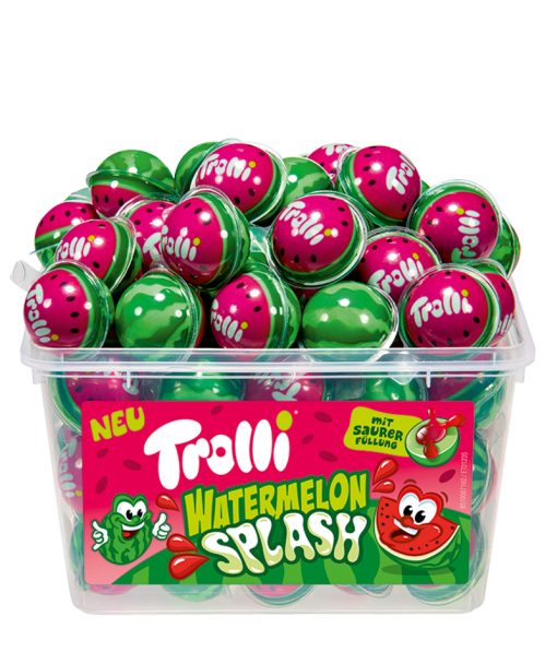 Trolli Watermelon splash met zure vulling