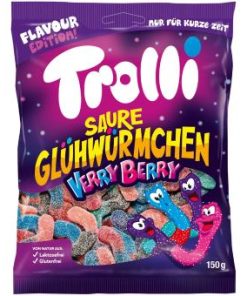 Trolli zure glimwormen Verry Berry