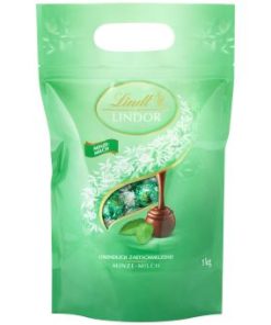 Lindt Lindor Mint Chocolade 1kg