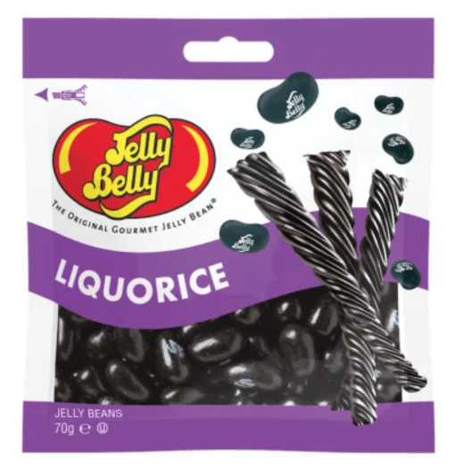 Jelly Belly jellybeans Liquorice 70 gram