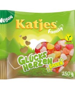 Katjes Gelukshartjes zuur 250 gram