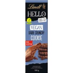 Lindt Hello Vegan Dark Crunchy Cookie chocolade